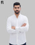 Off White Chambray Casual Shirt